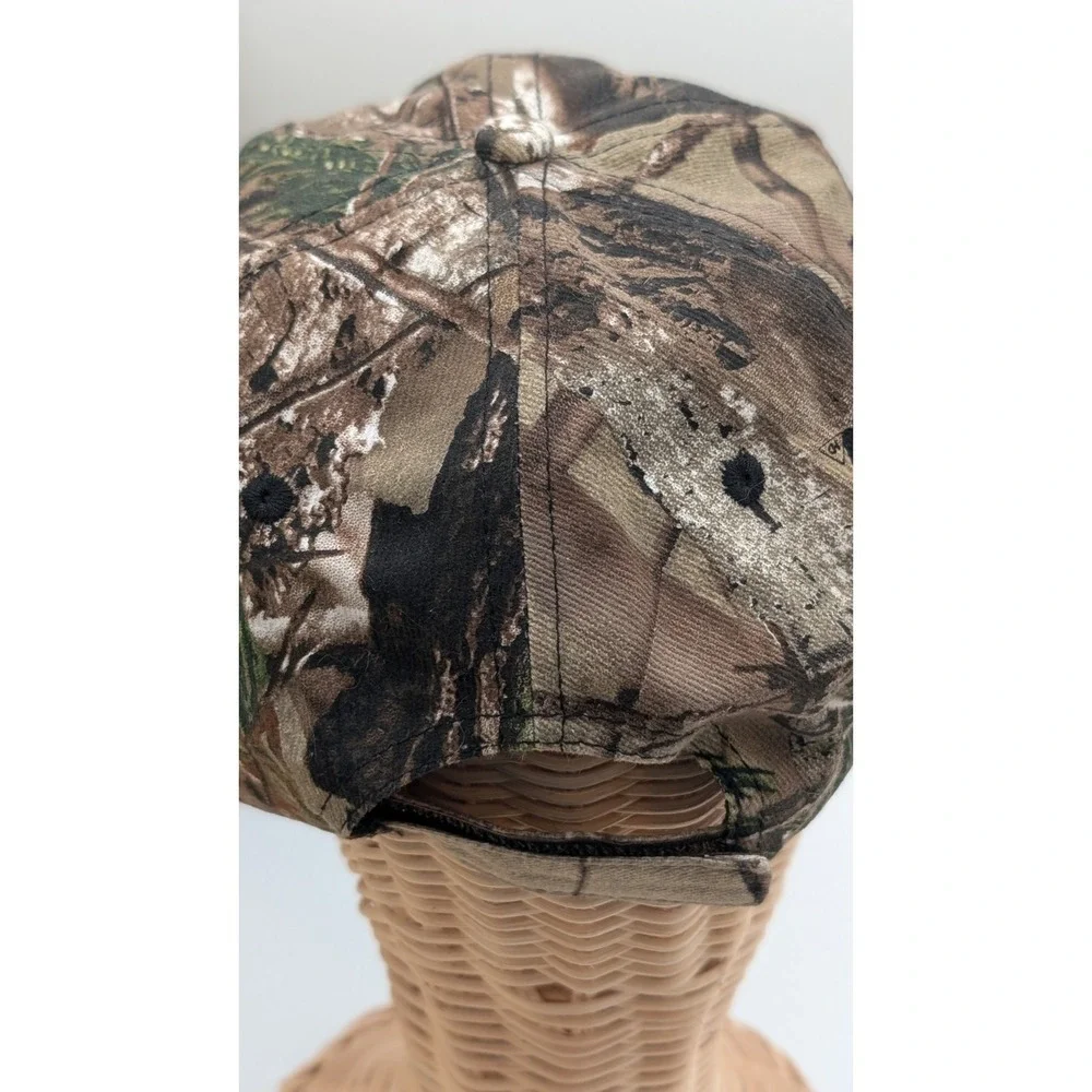 Realtree Style Camouflage Adjustable Baseball Cap – Hunting Outdoor Camo Hat